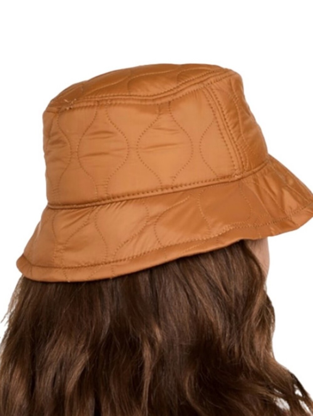 NEW MADEWELL WARM COFFEE QUILTED NYLON BUCKET HAT SIZE S/M S M NH394 - Picture 2 of 10